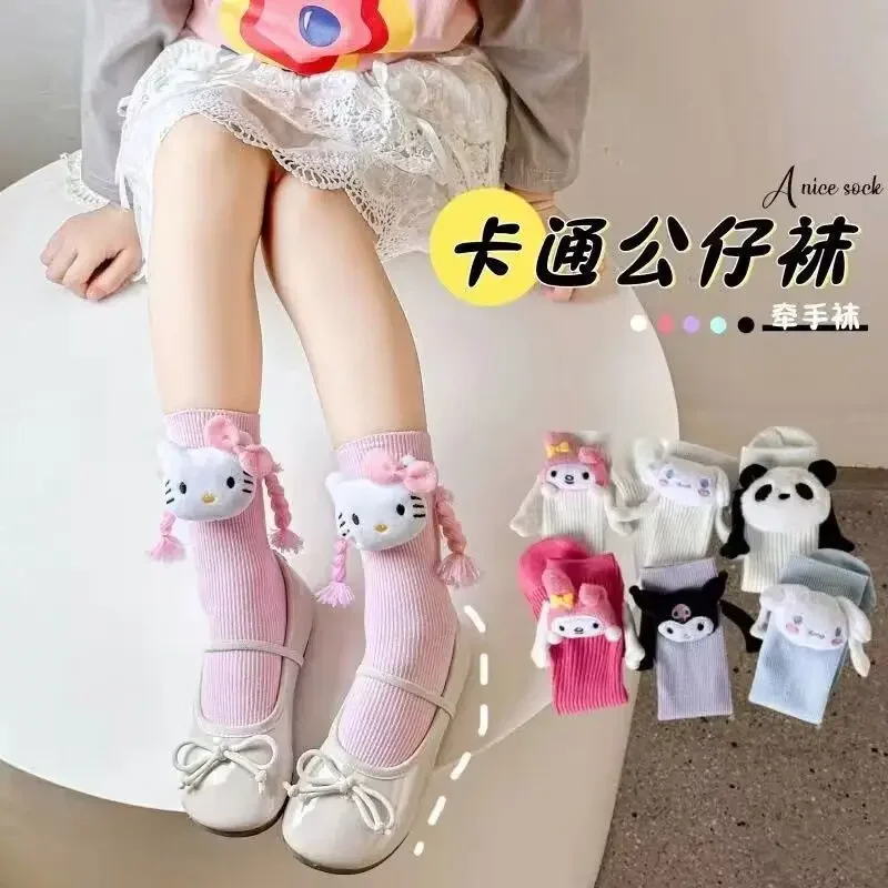 sock Kawaii Sanrio Hello Kitty Cinnamoroll Kuromi My Melody Anime figure child Stockings New All-match Doll stockings Gift
sock Kawaii Sanrio Hello Kitty Cinnamoroll Kuromi My Melody Anime figure child Stockings New All-match Doll stockings Gift