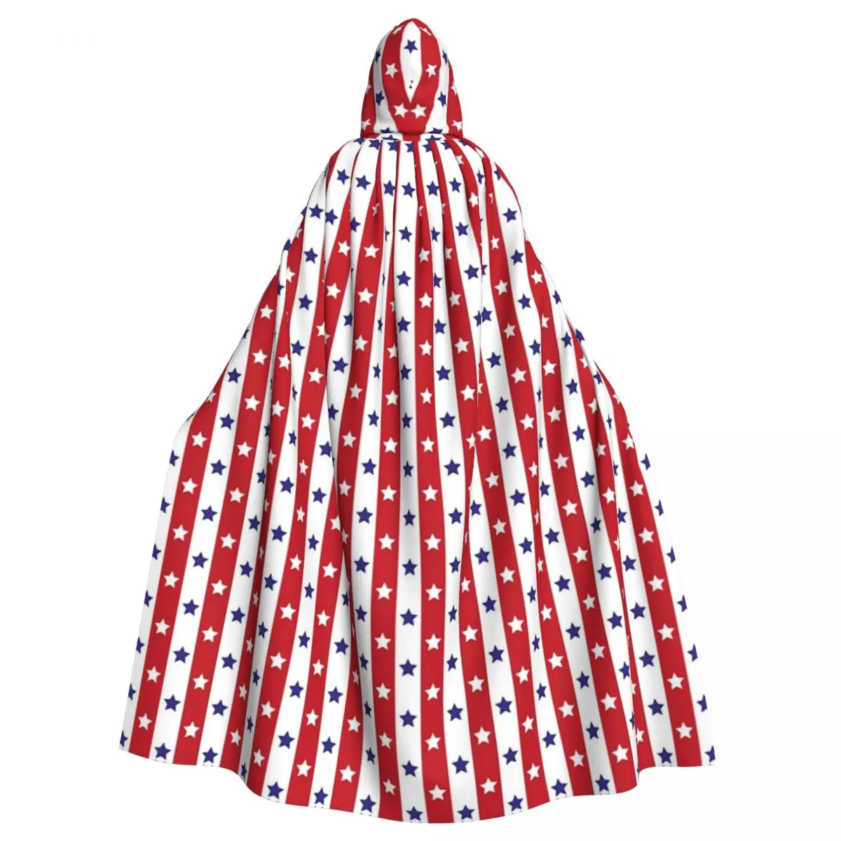 Stars And Stripes Hooded Cloak Halloween Party Cosplay Woman Men Adult Long Witchcraft Robe Hood
Stars And Stripes Hooded Cloak Halloween Party Cosplay Woman Men Adult Long Witchcraft Robe Hood