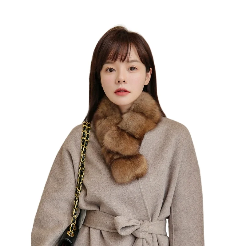 Women's Winter Sable Mink Fur Scarf Warm Luxury Neck Wrap Soft Faux Fur Fashion Accessory
Women's Winter Sable Mink Fur Scarf Warm Luxury Neck Wrap Soft Faux Fur Fashion Accessory