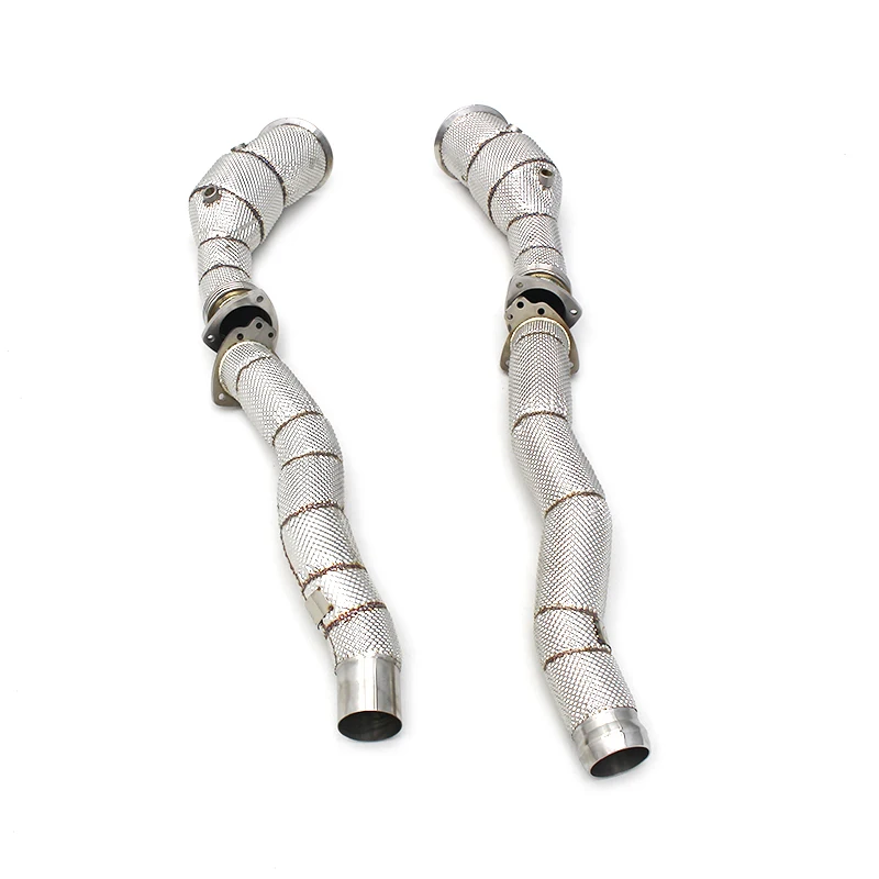 Exhaust Downpipe Pipes for Aston Martin DB11/DBS Vantage V12 5.2T 2017-2024 Stainless Steel Catted Downpipe With Catalyst
Exhaust Downpipe Pipes for Aston Martin DB11/DBS Vantage V12 5.2T 2017-2024 Stainless Steel Catted Downpipe With Catalyst