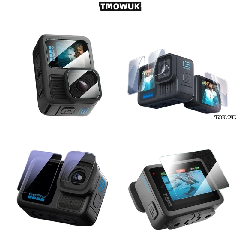 For GoPro Hero 13 9H HD Tempered Glass Screen Lens Protector Full Front Back Coverage Anti-Scratch, Shatterproof Oleopho
For GoPro Hero 13 9H HD Tempered Glass Screen Lens Protector Full Front Back Coverage Anti-Scratch, Shatterproof Oleopho