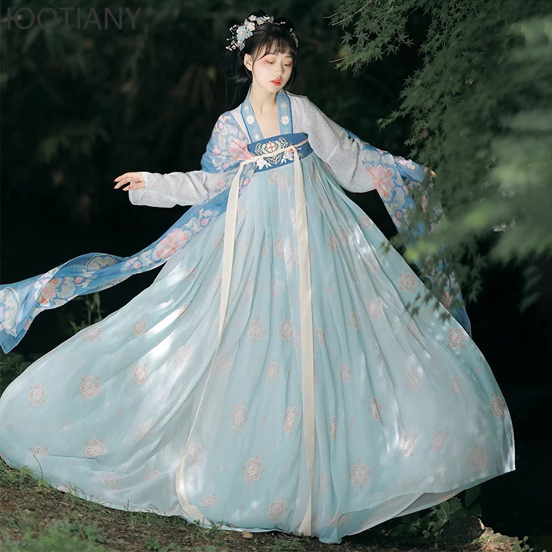 IOOTIANY женское платье Hanfu в китайском стиле Тан, синее и розовое платье длиной до груди, сценическое танцевальное представление, костюм принцессы феи
IOOTIANY женское платье Hanfu в китайском стиле Тан, синее и розовое платье длиной до груди, сценическое танцевальное представление, костюм принцессы феи
