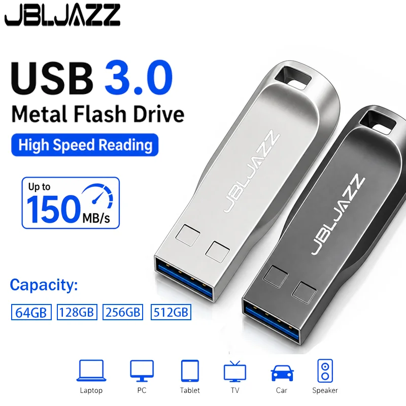 Metal Stick High-Speed 512GB USB 3.0 Flash Drive 128GB 256GB Waterproof Pendrive with Keychain Pen Drive Business Gift U Disk
Metal Stick High-Speed 512GB USB 3.0 Flash Drive 128GB 256GB Waterproof Pendrive with Keychain Pen Drive Business Gift U Disk