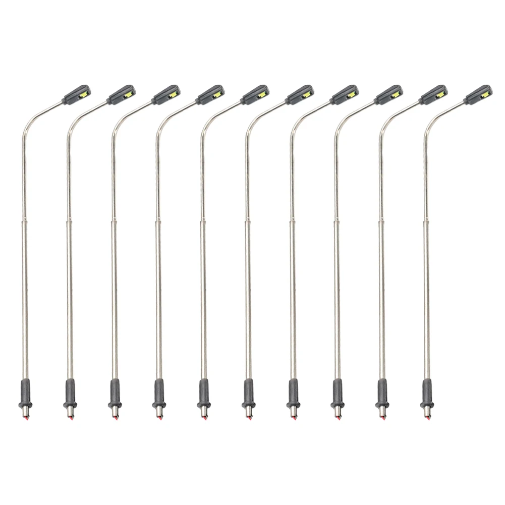 Set of 10 1 150 Scale Railway Model Street Lights with Warm LED Lamp Posts for Model Train Layout and Diorama Accessories
Set of 10 1 150 Scale Railway Model Street Lights with Warm LED Lamp Posts for Model Train Layout and Diorama Accessories