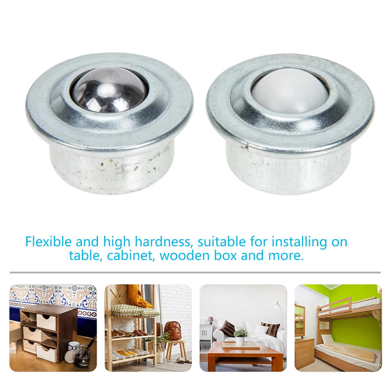 8pcs Carbon Steel Nylon Universal Wheel 360 Degree Rotation Durable Transfer Bearing Caster For Table Cabinet Wood Box Nylon
8pcs Carbon Steel Nylon Universal Wheel 360 Degree Rotation Durable Transfer Bearing Caster For Table Cabinet Wood Box Nylon