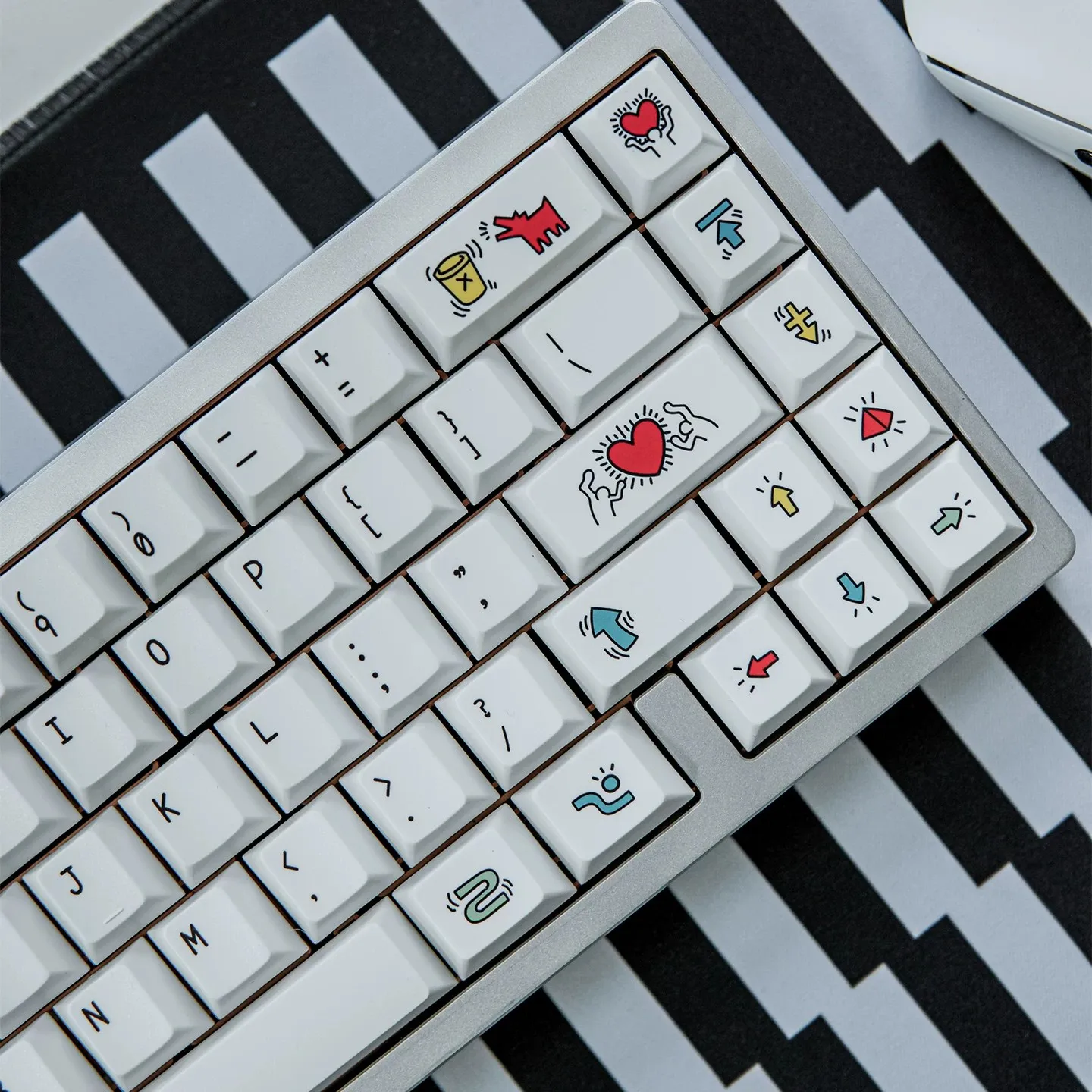 GMK Fashion Graffiti 144 Keys PBT Keycap Double Shot Cherry Profile Key caps for Cherry MX Switches Mechanical Gamer Keyboard
GMK Fashion Graffiti 144 Keys PBT Keycap Double Shot Cherry Profile Key caps for Cherry MX Switches Mechanical Gamer Keyboard