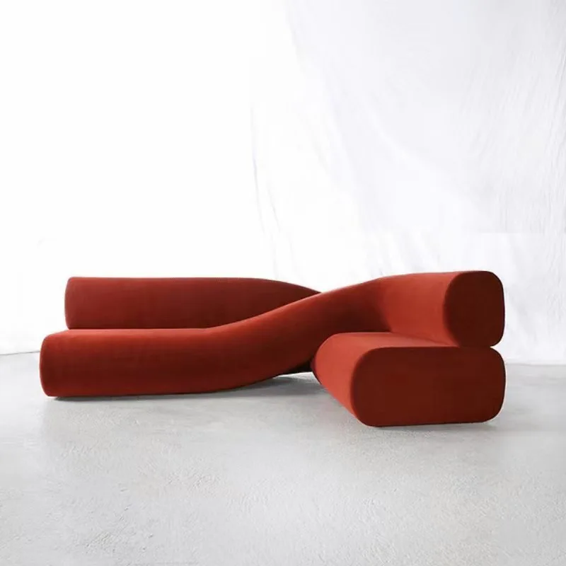 Office Leisure Corner Against Wall Corner Long Irregular Twist Clothing Store Sofa
Office Leisure Corner Against Wall Corner Long Irregular Twist Clothing Store Sofa