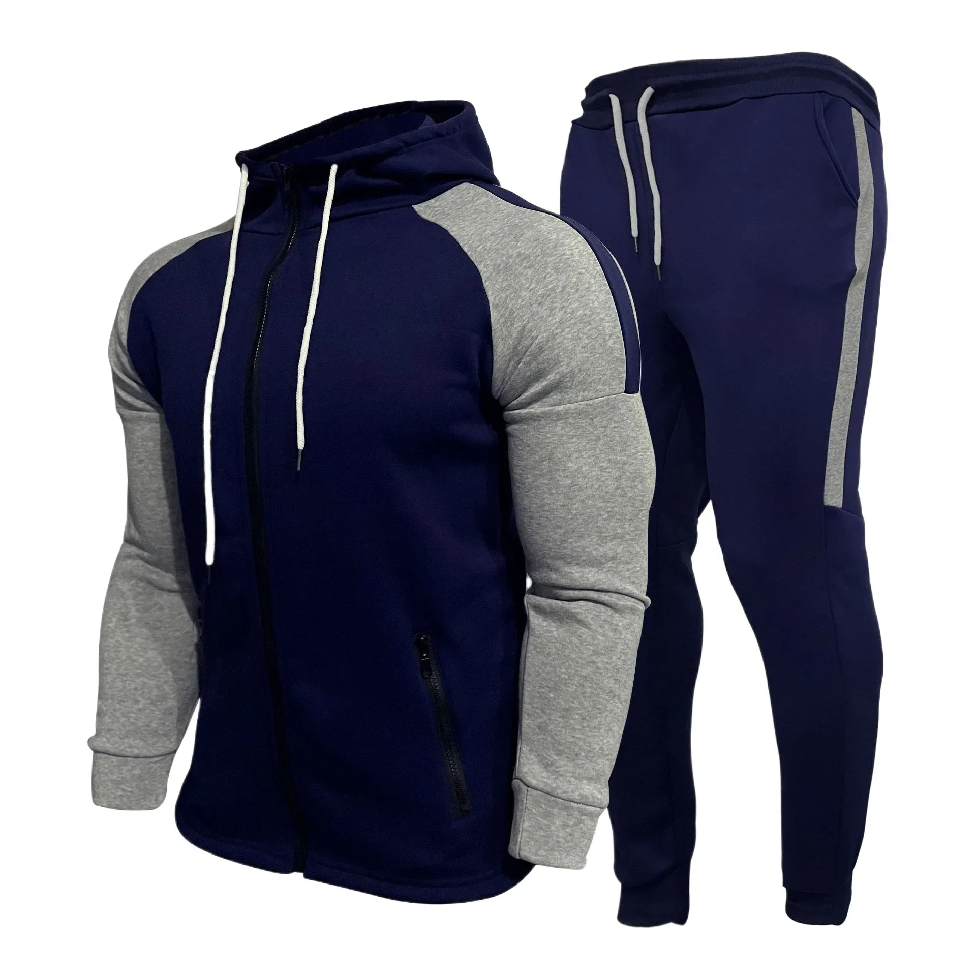 New Youth Set For Men's Autumn And Winter Leisure Hooded Colored Sportswear For Men
New Youth Set For Men's Autumn And Winter Leisure Hooded Colored Sportswear For Men