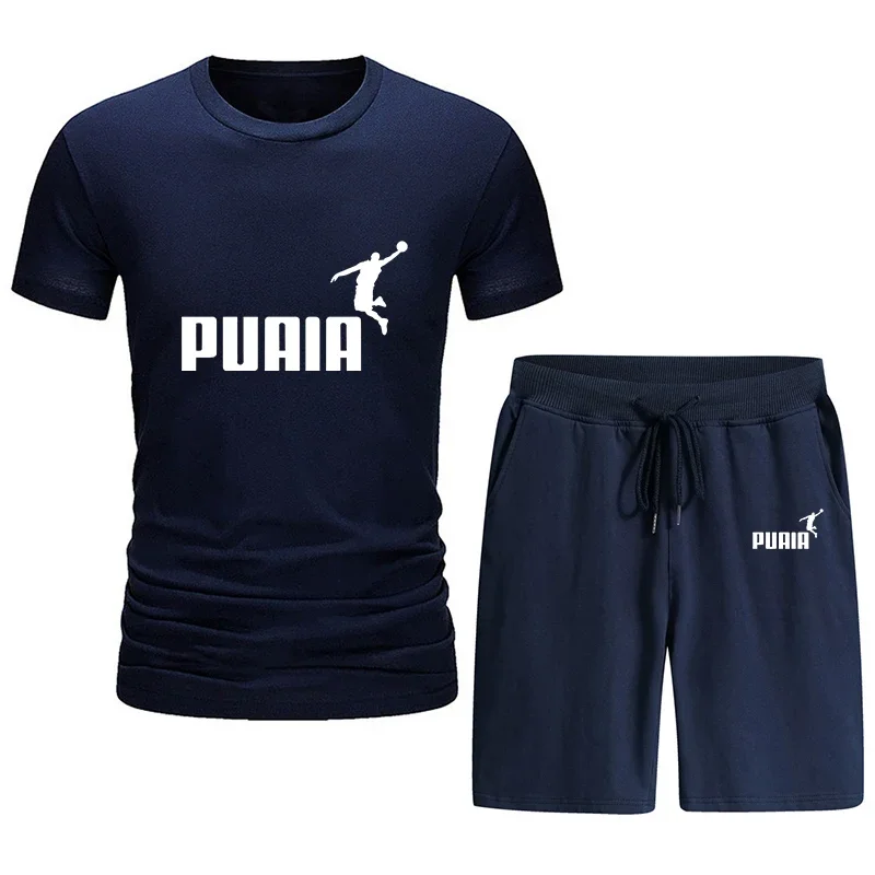 Summer 2025 new men's short sleeve T-shirt sports set Outdoor casual jogging men's cotton round neck T-shirt + shorts 2 sets
Summer 2025 new men's short sleeve T-shirt sports set Outdoor casual jogging men's cotton round neck T-shirt + shorts 2 sets