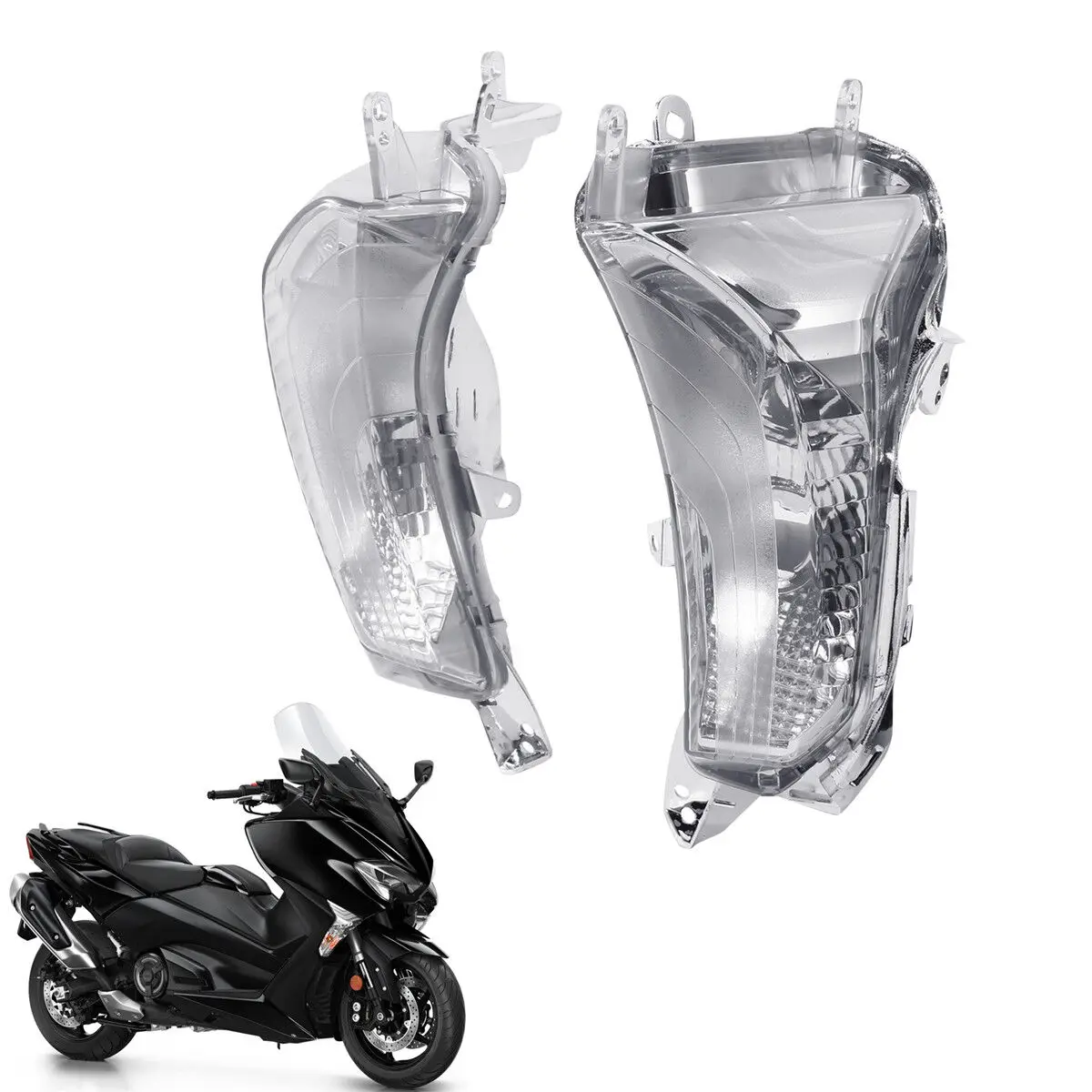 1 пара прозрачных передних сигналов поворота для мотоцикла Yamaha TMAX T-MAX 530 2017 2018 ABS пластик
1 пара прозрачных передних сигналов поворота для мотоцикла Yamaha TMAX T-MAX 530 2017 2018 ABS пластик