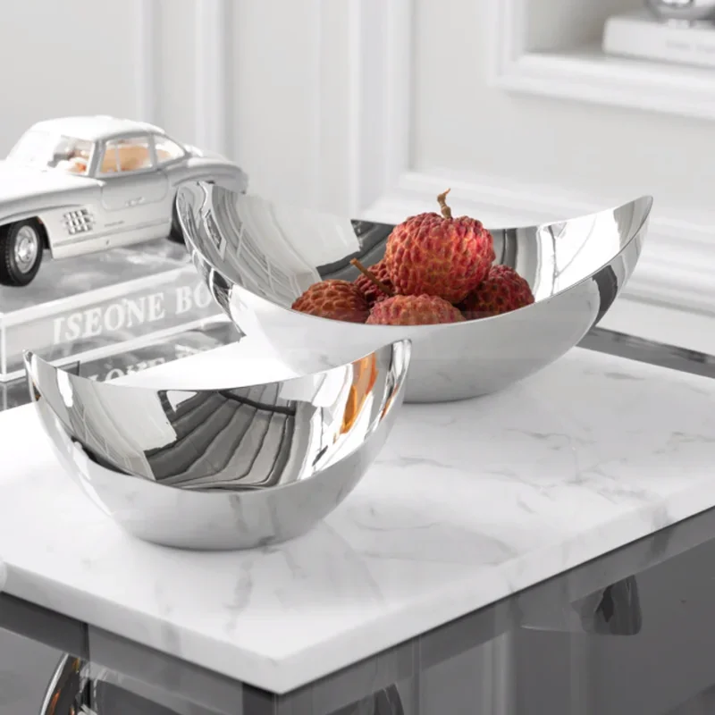 Stainless Steel Service Plate, Fruit Bowl, Metal Plate, Candy Plate, Desserts, Appetizers, Home Decor, Hotel, Scandinavia
Stainless Steel Service Plate, Fruit Bowl, Metal Plate, Candy Plate, Desserts, Appetizers, Home Decor, Hotel, Scandinavia