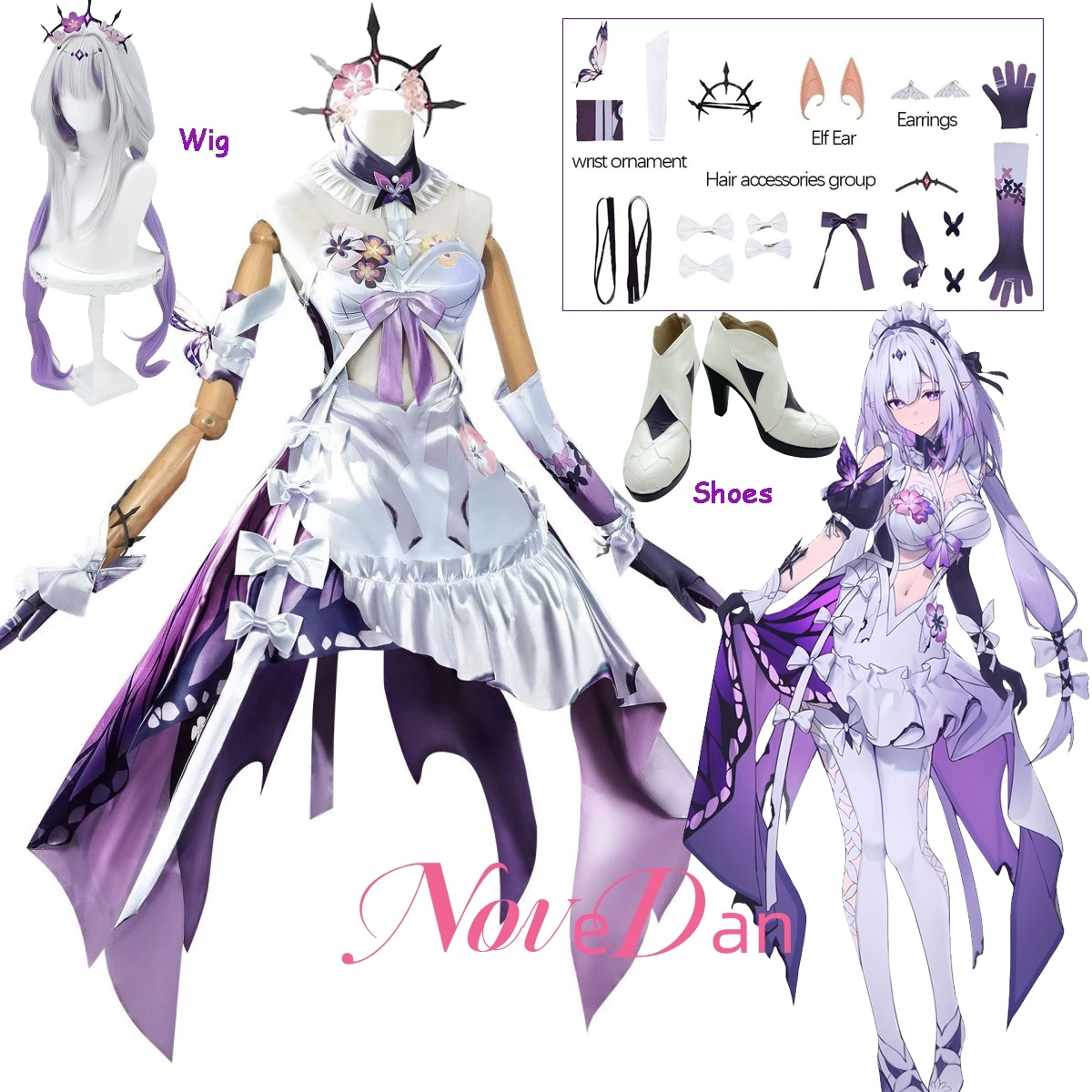 HSR Castorice Cosplay Costume Halloween Christmas Role Play Party Comic Con Game Honkai Star Rail Cosplay Lolita Dress Shoes Wig
HSR Castorice Cosplay Costume Halloween Christmas Role Play Party Comic Con Game Honkai Star Rail Cosplay Lolita Dress Shoes Wig