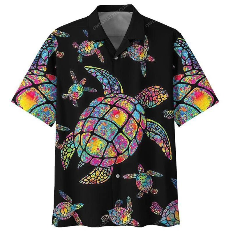Sea Turtle 3d Printing Men's Short Sleeve Shirts Summer Beach Party Clothing Male Casual Lapel Tops Ardigan Fashion Blouse
Sea Turtle 3d Printing Men's Short Sleeve Shirts Summer Beach Party Clothing Male Casual Lapel Tops Ardigan Fashion Blouse