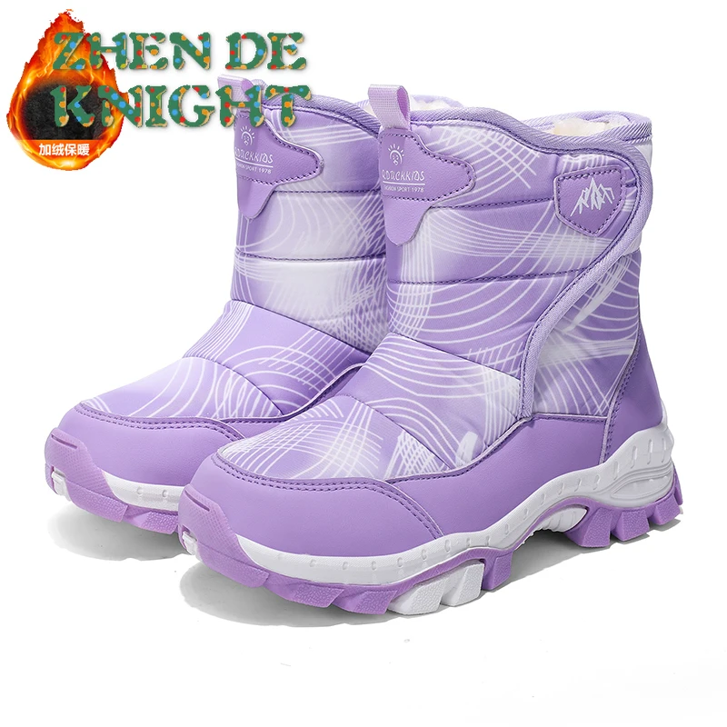 New Fashion Medium and Large Kidsren's Long Cotton Boots Warm Ankle Boots Non-Slip Outdoor Waterproof Cotton Shoes with Fur
New Fashion Medium and Large Kidsren's Long Cotton Boots Warm Ankle Boots Non-Slip Outdoor Waterproof Cotton Shoes with Fur