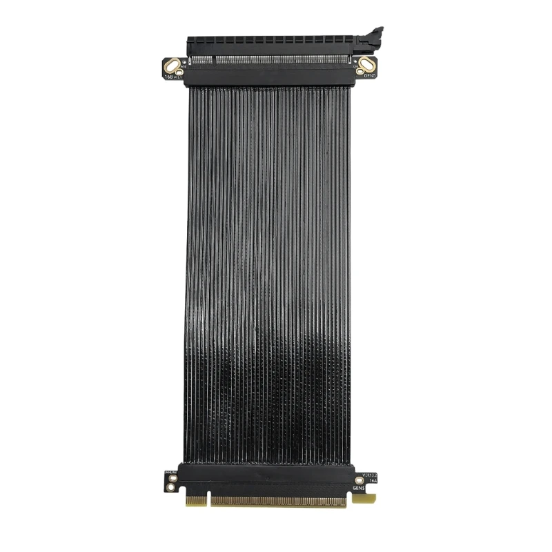 Эффективные PCIe 5.0 x16 Удлинительные кабельные разъемы Золотой пластинки 15 см/20 см 25 см R2LB
Эффективные PCIe 5.0 x16 Удлинительные кабельные разъемы Золотой пластинки 15 см/20 см 25 см R2LB