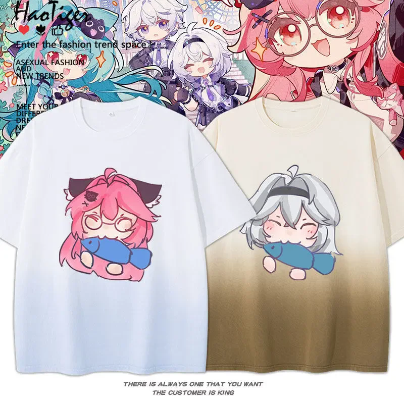Neverness to Everness Nanally Mint Zero Short Sleeves T-shirt Suits Men Women Loose Leisure Summer Anime Cosplay Halloween Gift
Neverness to Everness Nanally Mint Zero Short Sleeves T-shirt Suits Men Women Loose Leisure Summer Anime Cosplay Halloween Gift