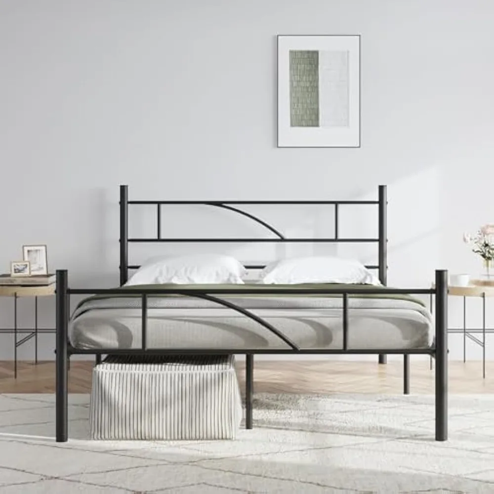 Novilla Queen Bed Frame Modern Style with Headboard and Footboard, 14" High Metal Platform Bed Frame for Bedroom, Guest Room, He
Novilla Queen Bed Frame Modern Style with Headboard and Footboard, 14" High Metal Platform Bed Frame for Bedroom, Guest Room, He