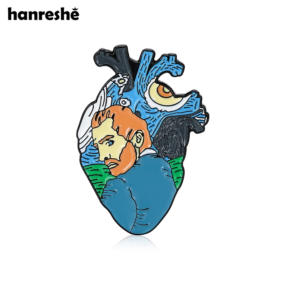Hanreshe Funny Enamel Heart Brooch Art and Medical Pin Classic Backpack Lapel Hat Badge Accessories Jewelry for Women Men Gift
Hanreshe Funny Enamel Heart Brooch Art and Medical Pin Classic Backpack Lapel Hat Badge Accessories Jewelry for Women Men Gift