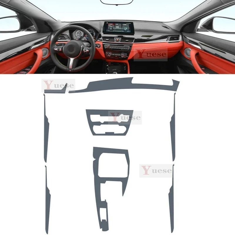 Для BMW X2 2018-2023 салон автомобиля, центральная консоль, прозрачная защитная пленка из ТПУ, наклейка против царапин
Для BMW X2 2018-2023 салон автомобиля, центральная консоль, прозрачная защитная пленка из ТПУ, наклейка против царапин