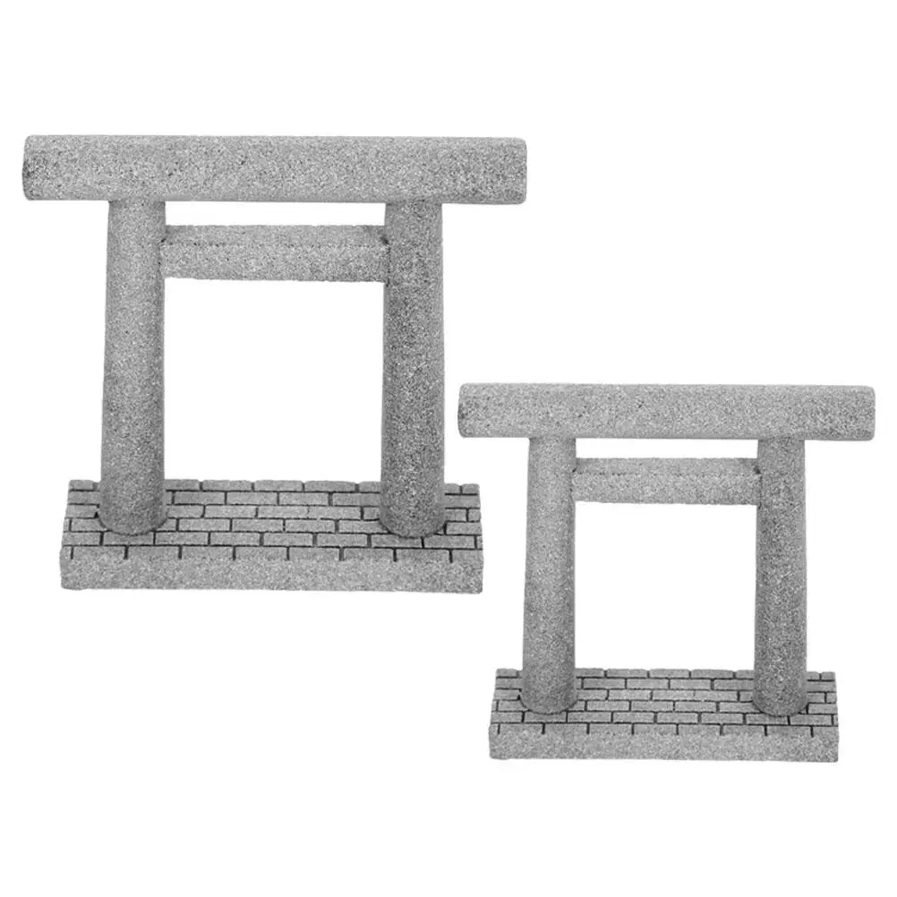 2Pcs Ornaments Mini House Toy Decor Gate Simulated Crafts Fish Tank Japanese Style Statue Garden Pot Sand Micro Landscape
2Pcs Ornaments Mini House Toy Decor Gate Simulated Crafts Fish Tank Japanese Style Statue Garden Pot Sand Micro Landscape
