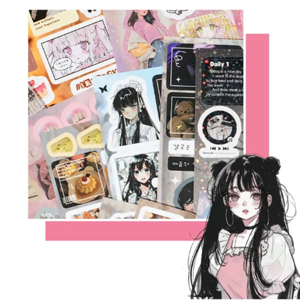 45Sheets Y2K Style Japanese Comic Stickers Coated Paper Non-Repetitive Retro Decorative Stickers Water-resistant DIY Decor
45Sheets Y2K Style Japanese Comic Stickers Coated Paper Non-Repetitive Retro Decorative Stickers Water-resistant DIY Decor