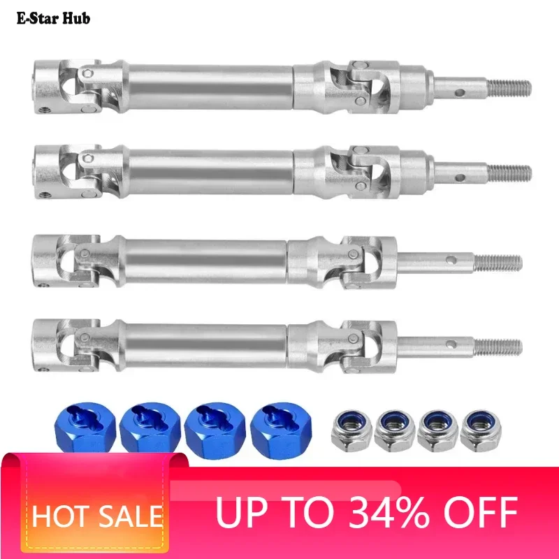 Stainless Steel Front Axle Shaft and Rear Drive Shaft for 1/10 Trxs Slash 2WD 4X4 Rustler RC Car Upgrade Parts 
Stainless Steel Front Axle Shaft and Rear Drive Shaft for 1/10 Trxs Slash 2WD 4X4 Rustler RC Car Upgrade Parts