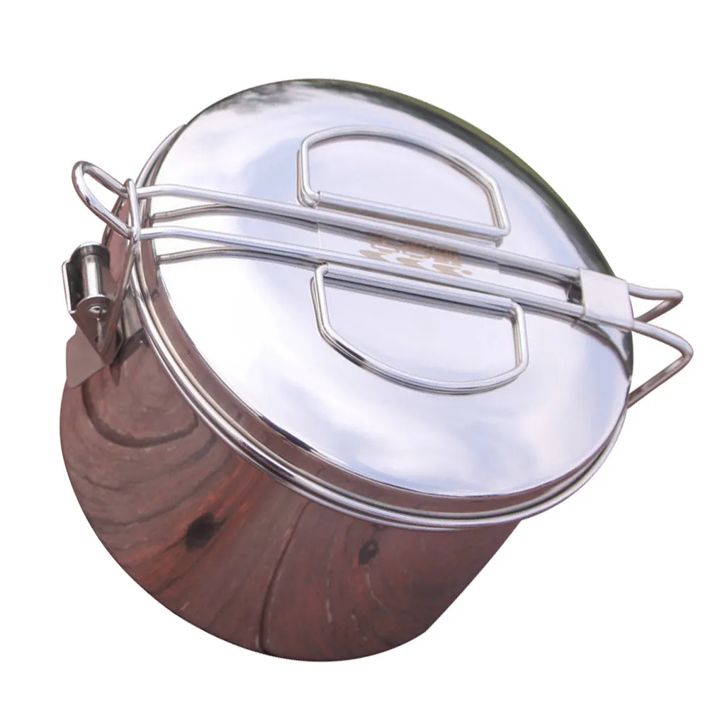 Stainless Steel Double Layer Food Container Bento Lunch Box Lid Foldable Handle for Students Office Workers Campers
Stainless Steel Double Layer Food Container Bento Lunch Box Lid Foldable Handle for Students Office Workers Campers