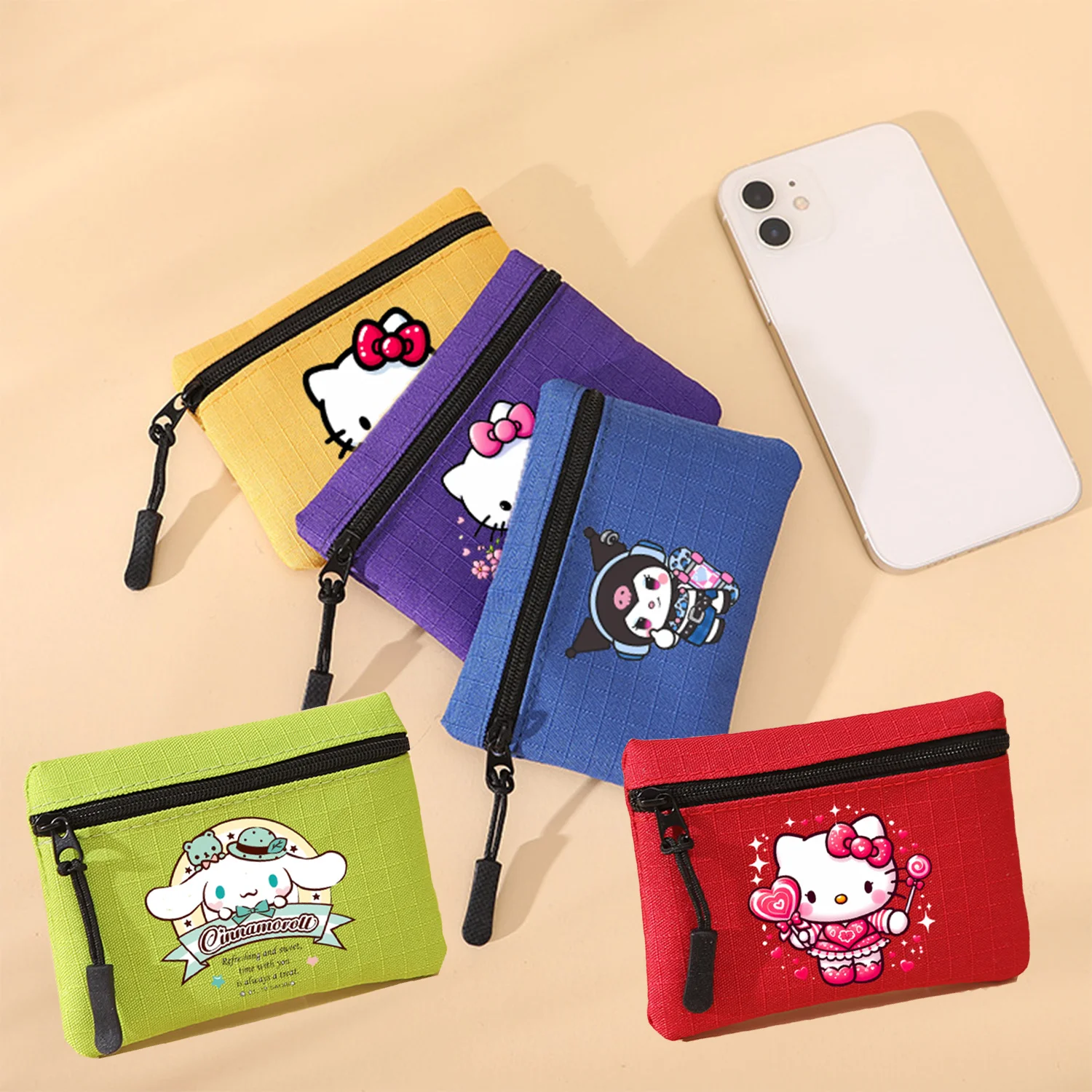 Sanrio Coin Purse Anime Printed Hello Kitty Cinnamoroll Kuromi Key Storage Grid Pouch Bag Wallet Accessories Organizer Kids Gift
Sanrio Coin Purse Anime Printed Hello Kitty Cinnamoroll Kuromi Key Storage Grid Pouch Bag Wallet Accessories Organizer Kids Gift