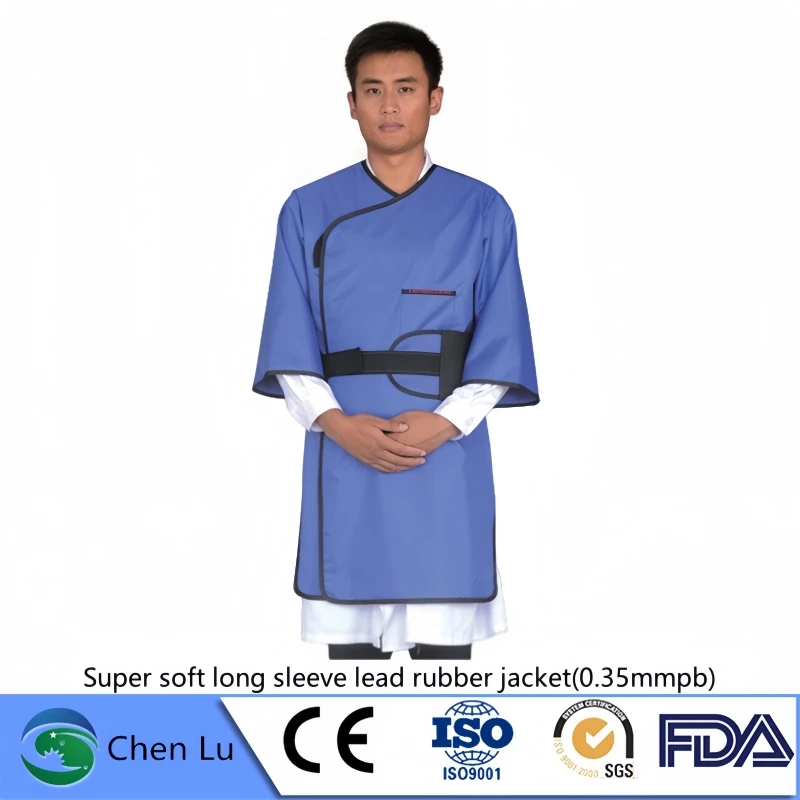 X-ray radiological protection 0.35mmpb long sleeved lead coat interventional surgery nuclear radiation protective lead clothing
X-ray radiological protection 0.35mmpb long sleeved lead coat interventional surgery nuclear radiation protective lead clothing
