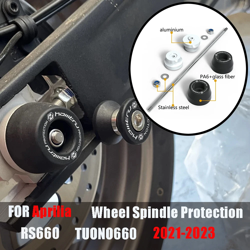 Front Rear wheel Spindle Crash Protection For Aprilia RS660 / Tuono660 / TUONO660 Factory 2021-2023
Front Rear wheel Spindle Crash Protection For Aprilia RS660 / Tuono660 / TUONO660 Factory 2021-2023