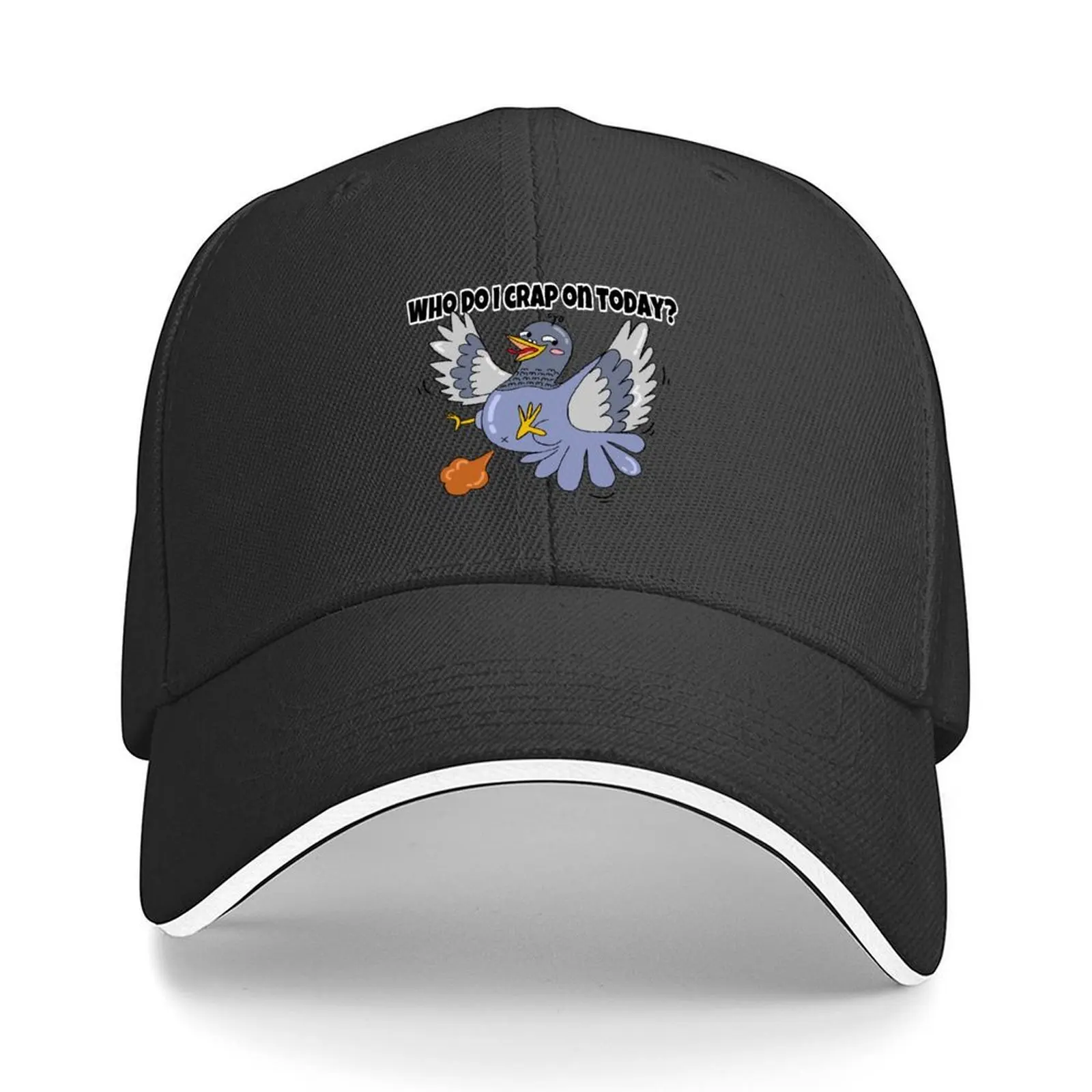 Who do I crap on today Pooping Pigeon Baseball Cap Snapback Cap Custom Cap Thermal Visor Sun Hat For Children Men Caps Women's
Who do I crap on today Pooping Pigeon Baseball Cap Snapback Cap Custom Cap Thermal Visor Sun Hat For Children Men Caps Women's