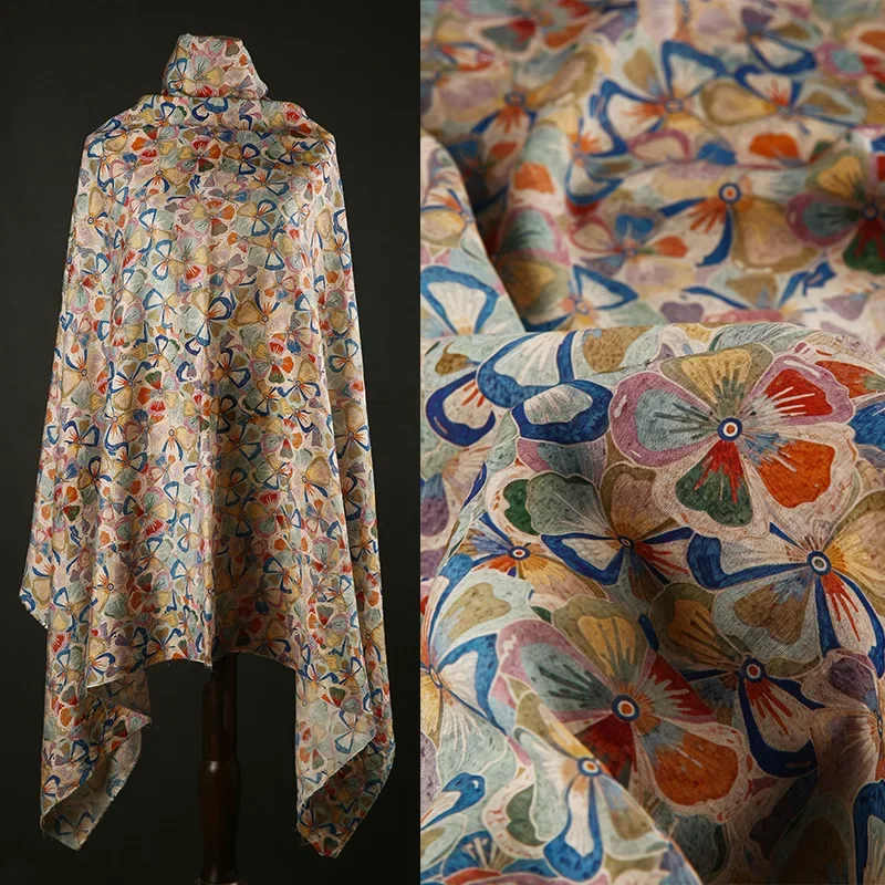 Thin Multi Colored Floral Brocade Fabric for Summer Dress Cheongsam Shirt Pants Diy Sewing
Thin Multi Colored Floral Brocade Fabric for Summer Dress Cheongsam Shirt Pants Diy Sewing