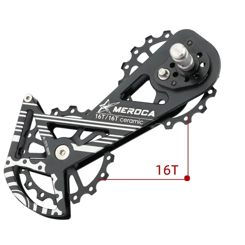 MEROCA Bicycle Rear Derailleur Aluminum Alloy 16T Ceramic Bearing Guide Wheel For Shimano R7000 R8000 Road Bicycle Derailleur
MEROCA Bicycle Rear Derailleur Aluminum Alloy 16T Ceramic Bearing Guide Wheel For Shimano R7000 R8000 Road Bicycle Derailleur