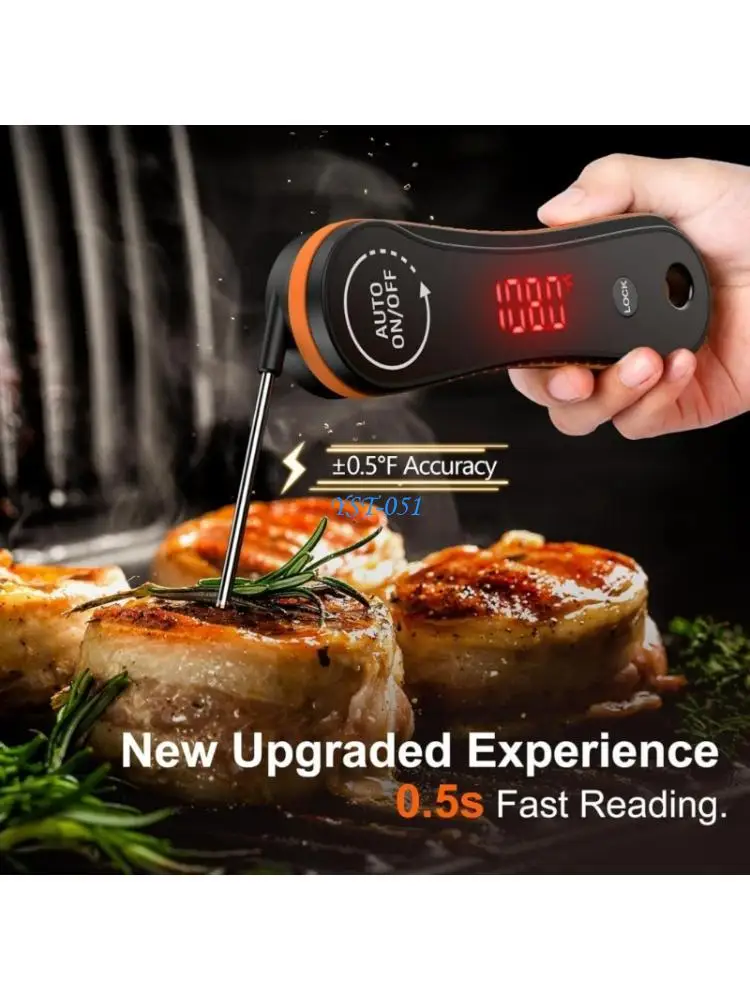 E15A Commercial Thermometers Waterproof Temperature Gauges ABS for Meat Grilling
E15A Commercial Thermometers Waterproof Temperature Gauges ABS for Meat Grilling