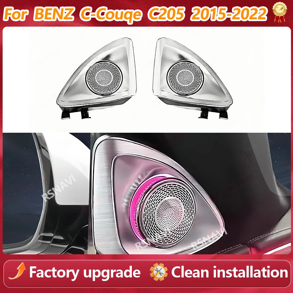3/64 Colors 4D Rotating Tweeter For benz W205 C-Coupe 2015-2022 4D Rotating Tweeter Speaker Ambient Light car accessories
3/64 Colors 4D Rotating Tweeter For benz W205 C-Coupe 2015-2022 4D Rotating Tweeter Speaker Ambient Light car accessories