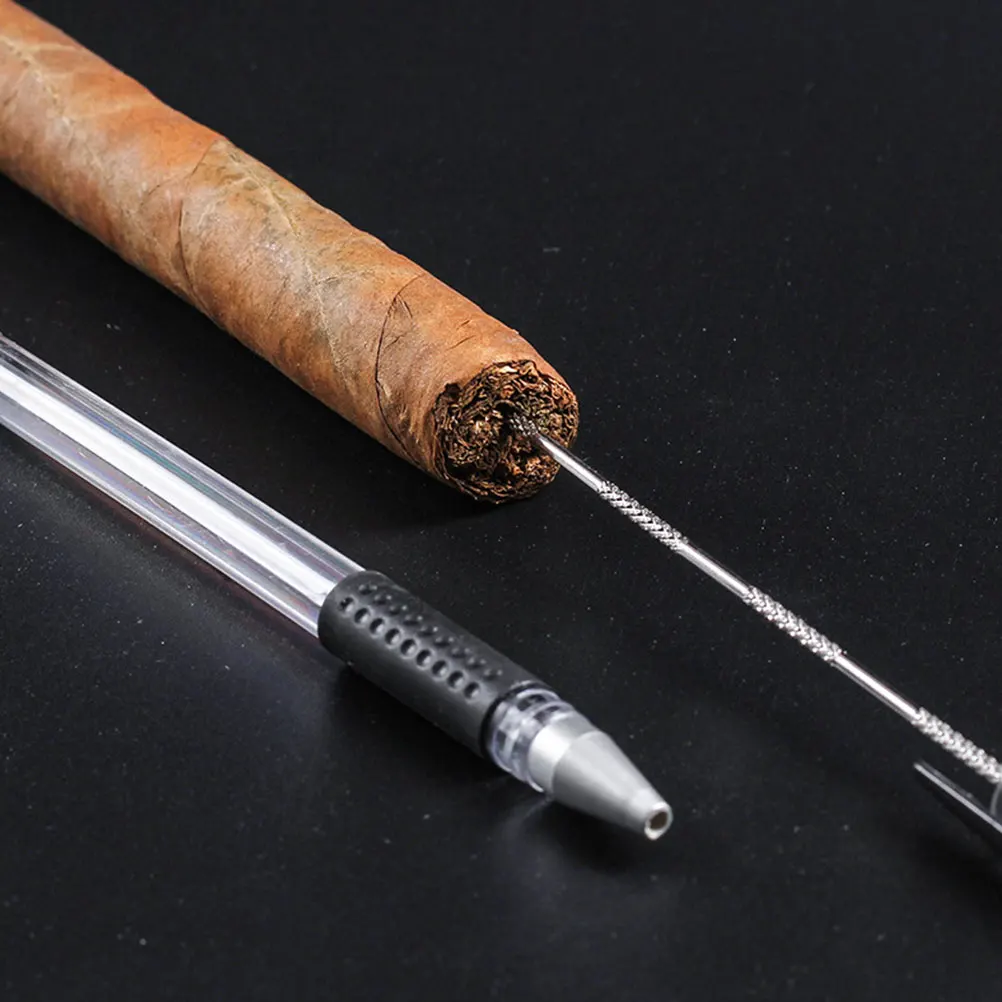 2pcs Stainless Steel Punch Tool Durable Draw Needle Ergonomic Precision Punching Dredge Tool For All Sizes Accessories Cigar
2pcs Stainless Steel Punch Tool Durable Draw Needle Ergonomic Precision Punching Dredge Tool For All Sizes Accessories Cigar