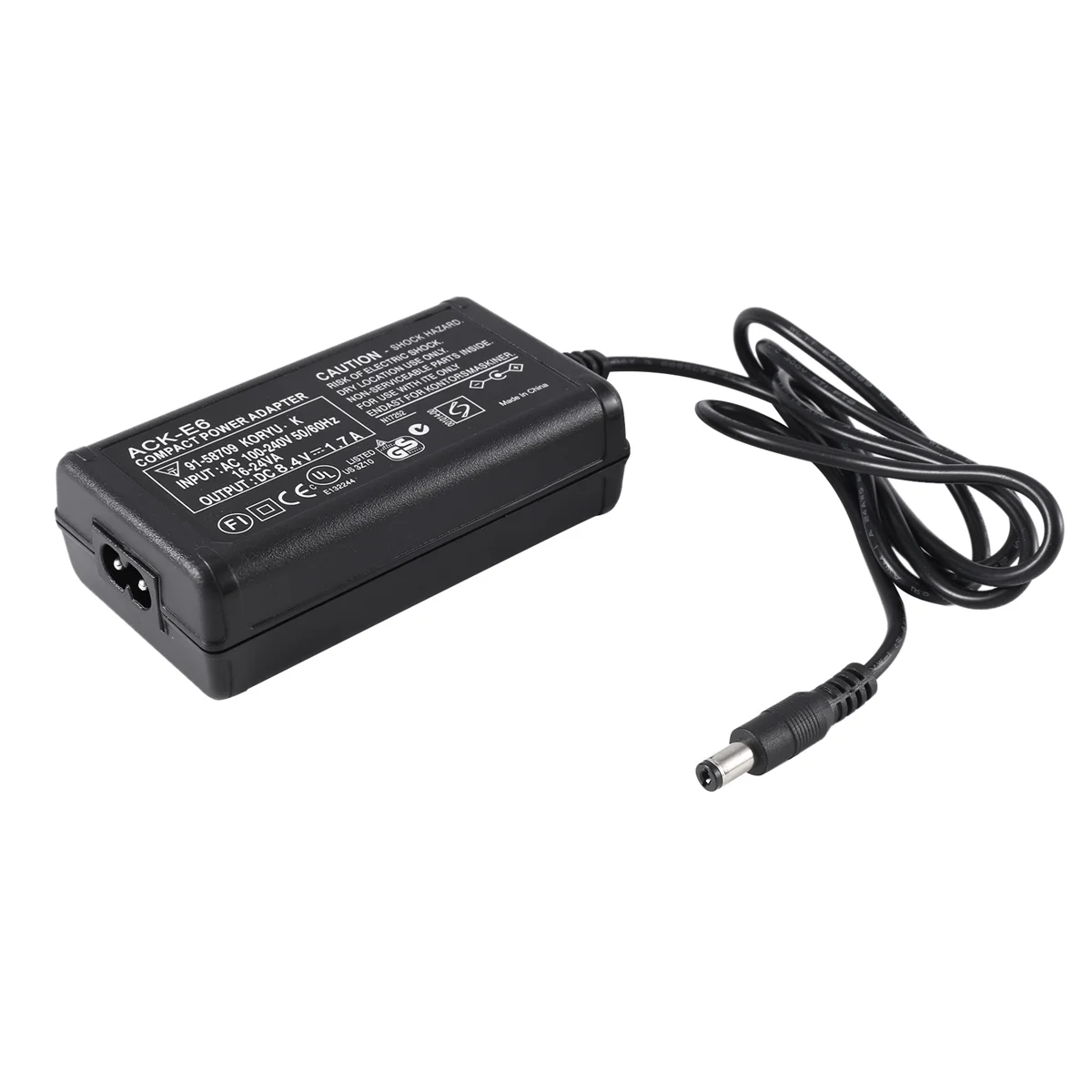 Suitable for Canon 5D2 7D 6D 60D SLR External Power Adapter ACK-E6 DC Connector Charger-EU Plug
Suitable for Canon 5D2 7D 6D 60D SLR External Power Adapter ACK-E6 DC Connector Charger-EU Plug