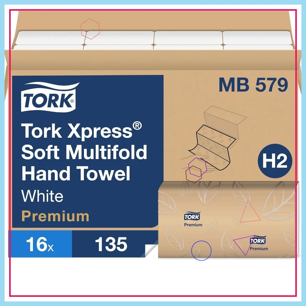Soft Multifold Paper Hand Towels, White, H2 System Compatible, 16 Packs of 135 Towels Each for High-Quality Use
Soft Multifold Paper Hand Towels, White, H2 System Compatible, 16 Packs of 135 Towels Each for High-Quality Use
