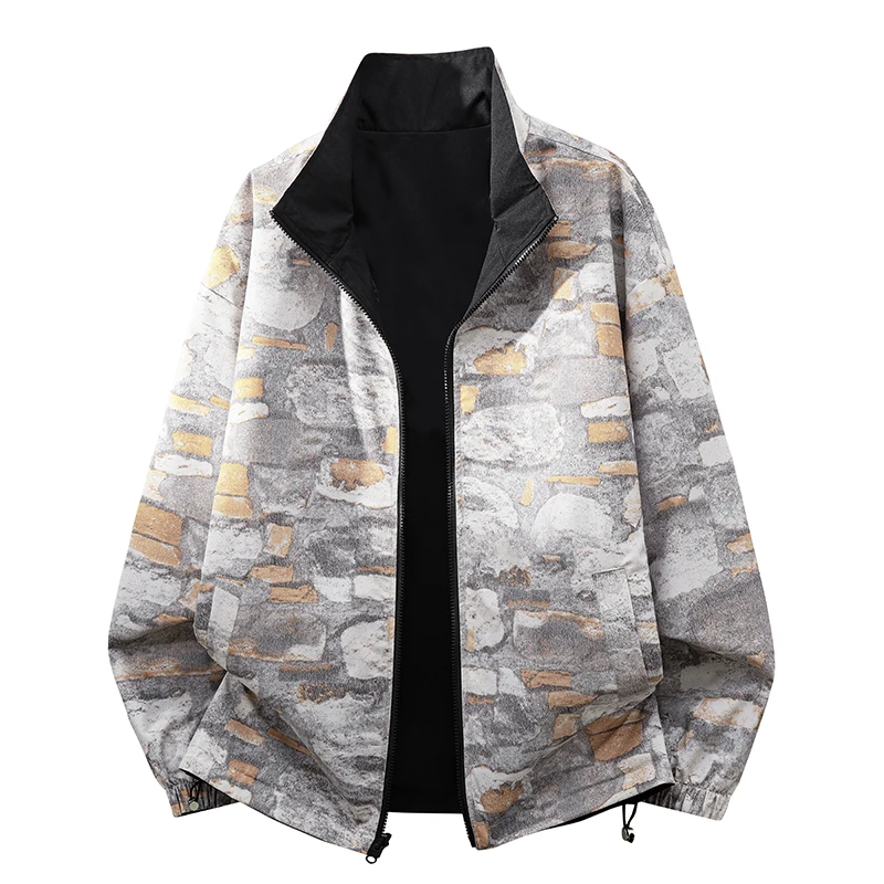Double Sided Spring New Couple Casual Jacket Men's Trendy Jacket New Men's High Quality Loose High Quality Loose Jacquard Coat
Double Sided Spring New Couple Casual Jacket Men's Trendy Jacket New Men's High Quality Loose High Quality Loose Jacquard Coat