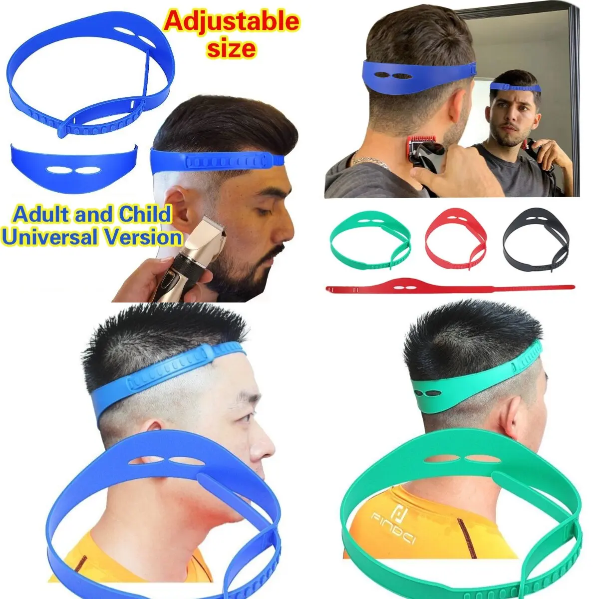 1PC DIY Home Haircuts Curved Headband Silicone Neckline Shaving Template and Hair Cutting Guide Hair Styling Tool
1PC DIY Home Haircuts Curved Headband Silicone Neckline Shaving Template and Hair Cutting Guide Hair Styling Tool