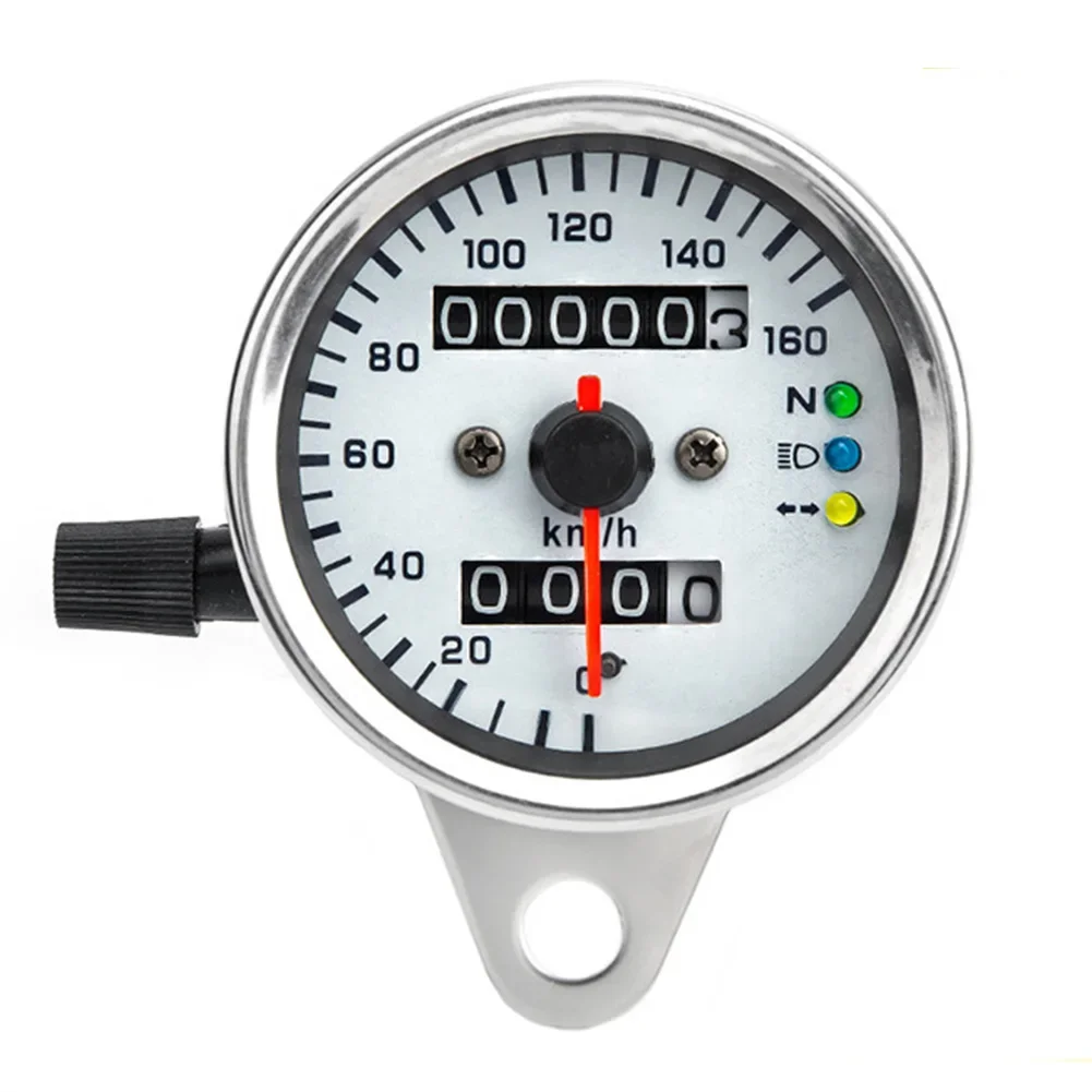 Silver 12V Speedometer Gauge Odometer Indicator Stable Performance Waterproof Construction For Most Motorcycles
Silver 12V Speedometer Gauge Odometer Indicator Stable Performance Waterproof Construction For Most Motorcycles