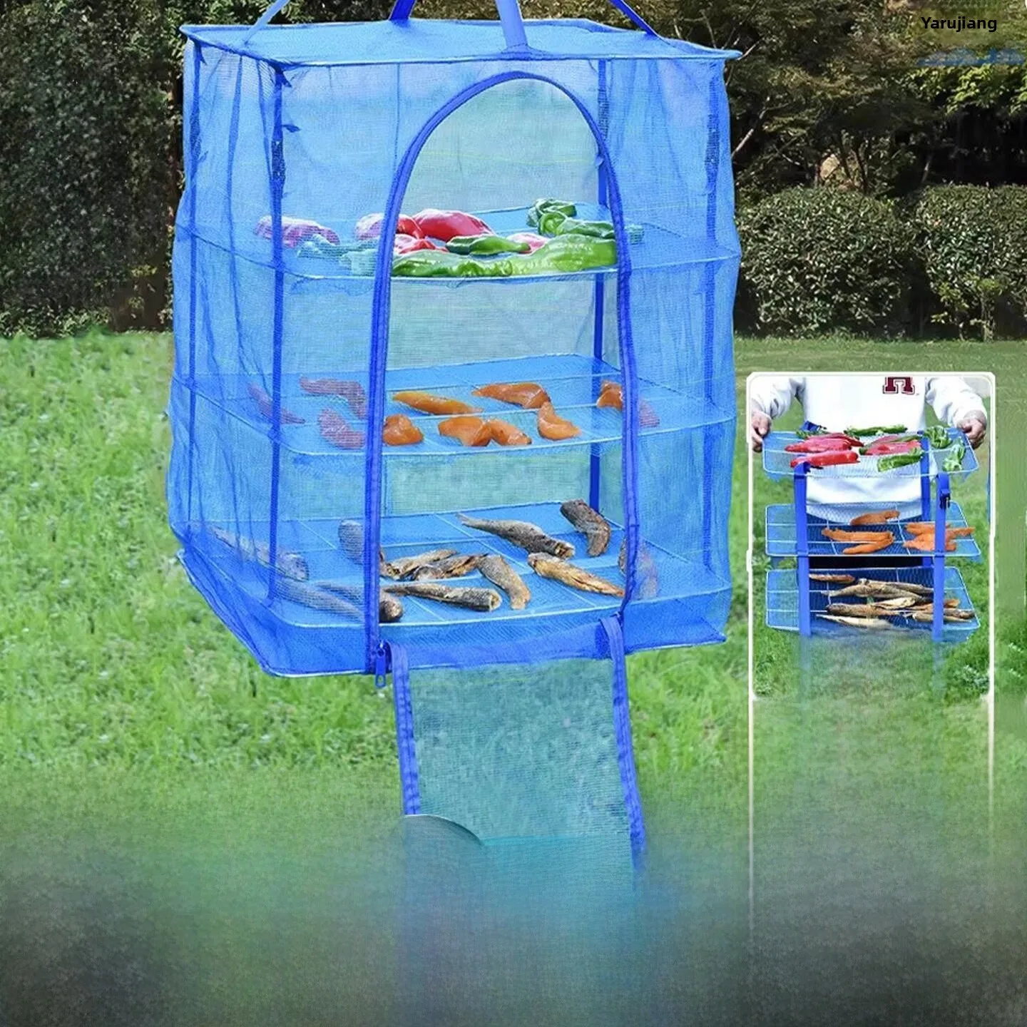 Large Capacity Drying Cage for Fish And Vegetable Drying Home Use Sweet Potato And Radish Drying Basket Mesh Clothesline Orga...
Large Capacity Drying Cage for Fish And Vegetable Drying Home Use Sweet Potato And Radish Drying Basket Mesh Clothesline Orga...