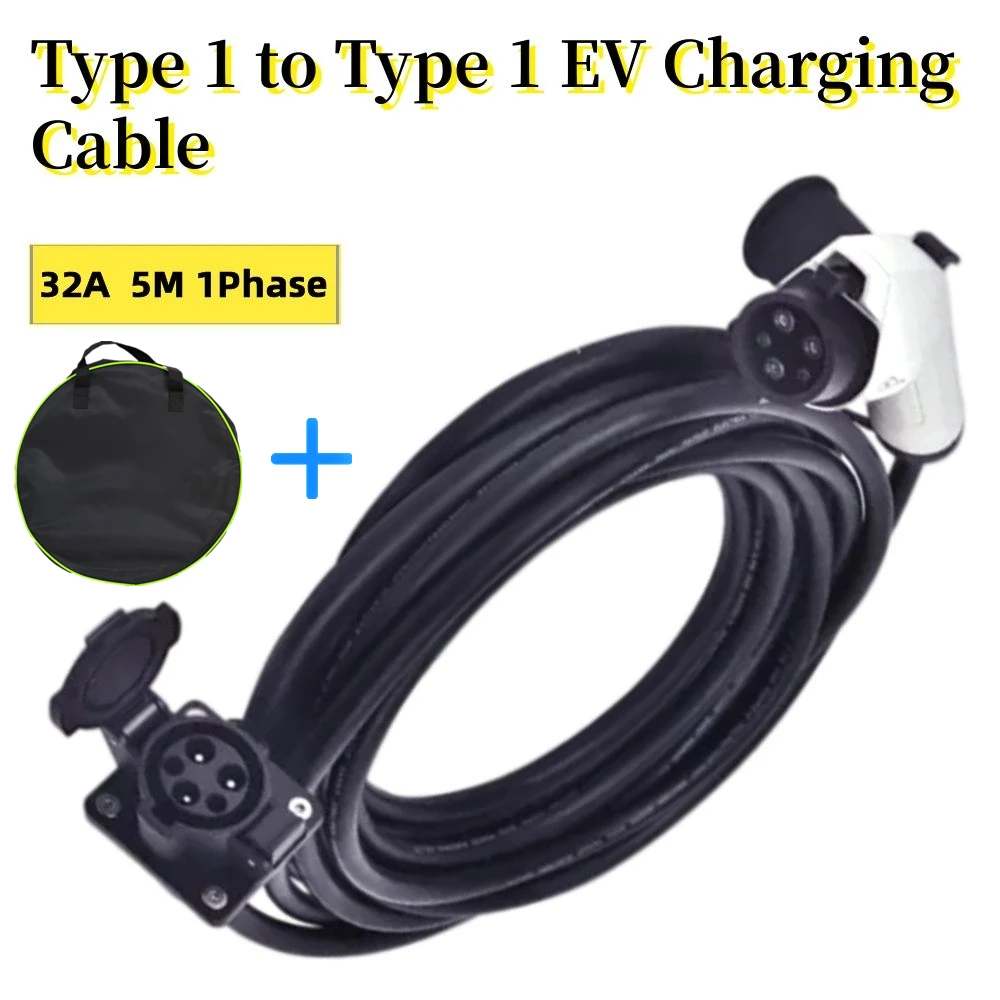 EV Charger SAE J1772 Female Plug to Type 1 Male Socket Electric Car Charging Convertor Connector 32A for EVSE Adapter Extension
EV Charger SAE J1772 Female Plug to Type 1 Male Socket Electric Car Charging Convertor Connector 32A for EVSE Adapter Extension