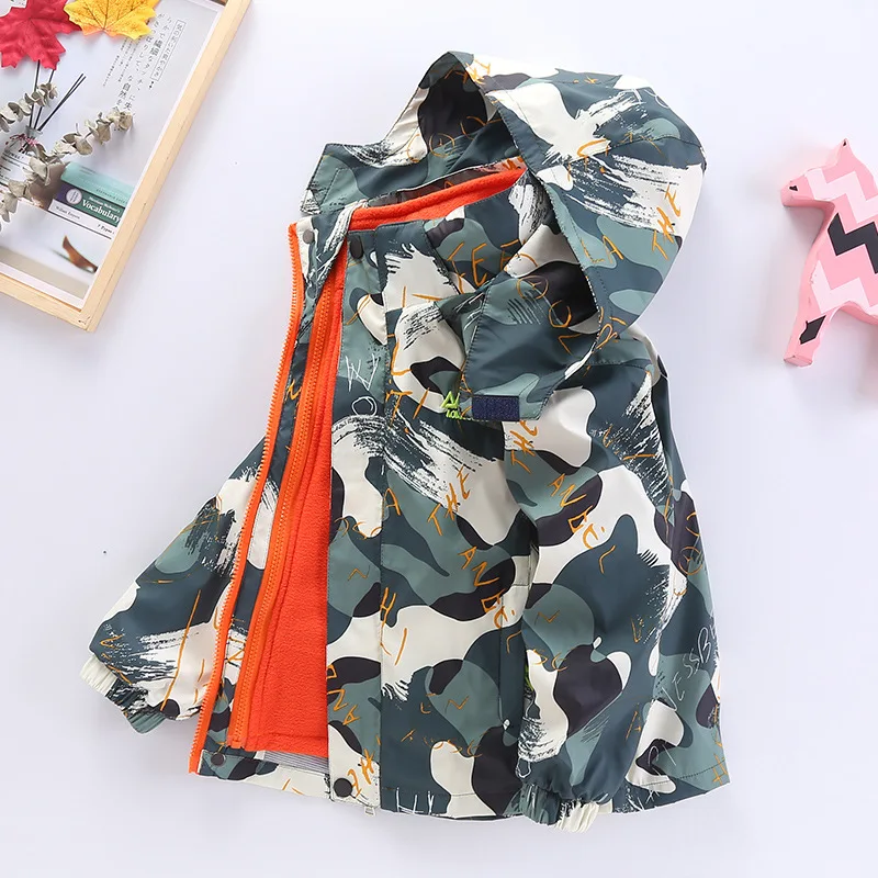 Outdoor Windbreaker Boys' Three-in-One Detachable Autumn / Winter Thickened Casual Hooded Jacket Children's Tops 4-12 Years Old
Outdoor Windbreaker Boys' Three-in-One Detachable Autumn / Winter Thickened Casual Hooded Jacket Children's Tops 4-12 Years Old