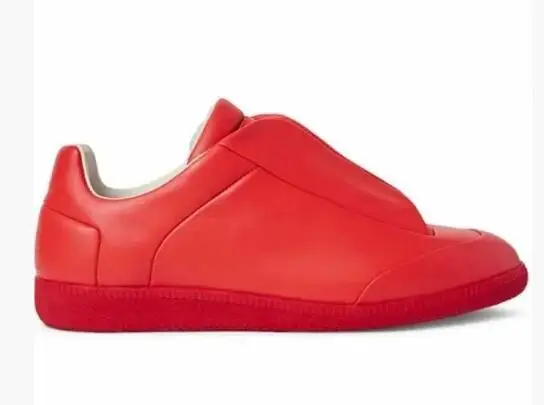 Hot Men Red Black White Solid Soft Leather Round Toe Low Top Sneakers Male Slip On Breathable Leisure Outdoor Flat Shoes Size 46
Hot Men Red Black White Solid Soft Leather Round Toe Low Top Sneakers Male Slip On Breathable Leisure Outdoor Flat Shoes Size 46