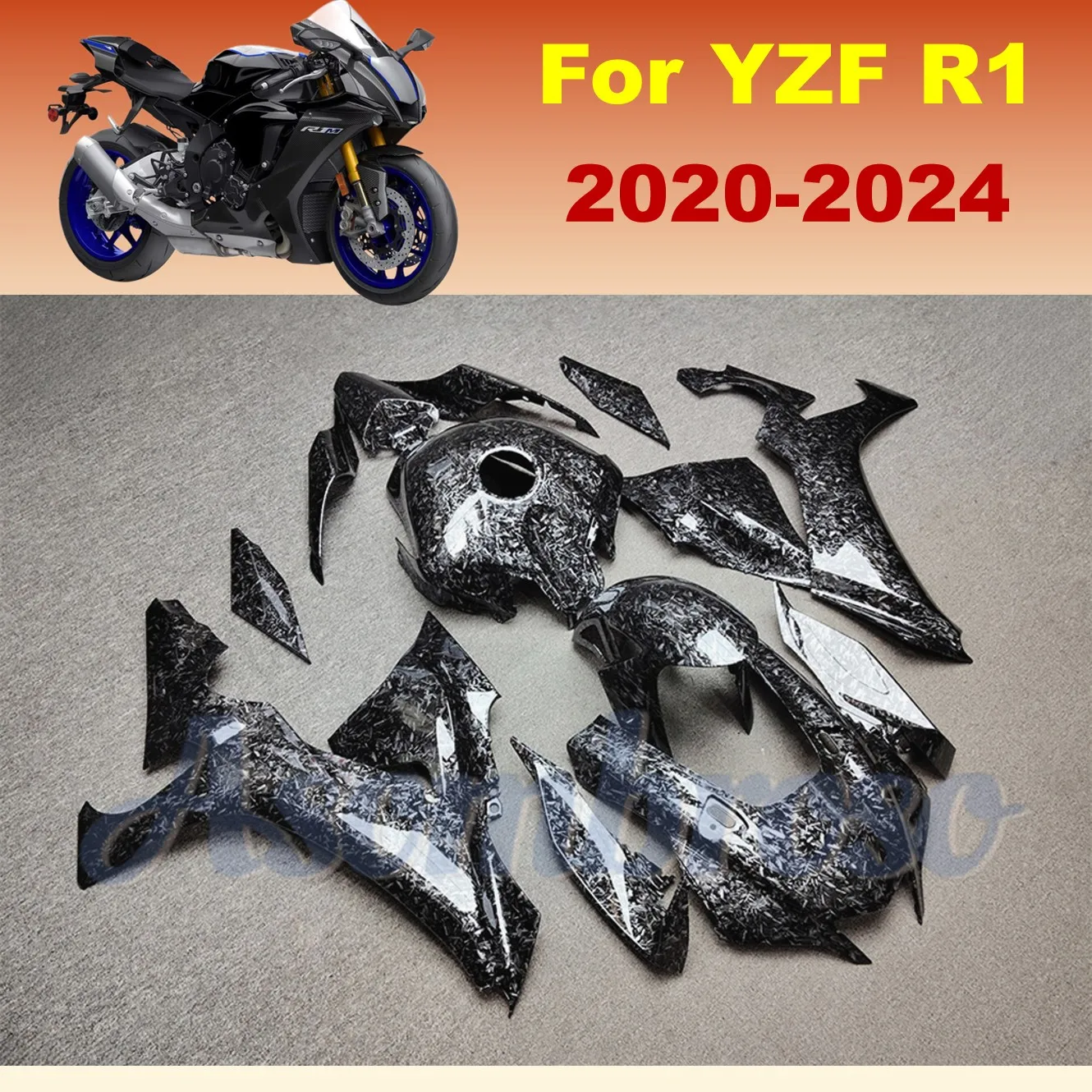 ABS Injection Fairing For Yamaha YZF R1 2020 2021 2022 2023 2024 2025 YZFR1 Full Forged Carbon Fiber Bodywork Set
ABS Injection Fairing For Yamaha YZF R1 2020 2021 2022 2023 2024 2025 YZFR1 Full Forged Carbon Fiber Bodywork Set
