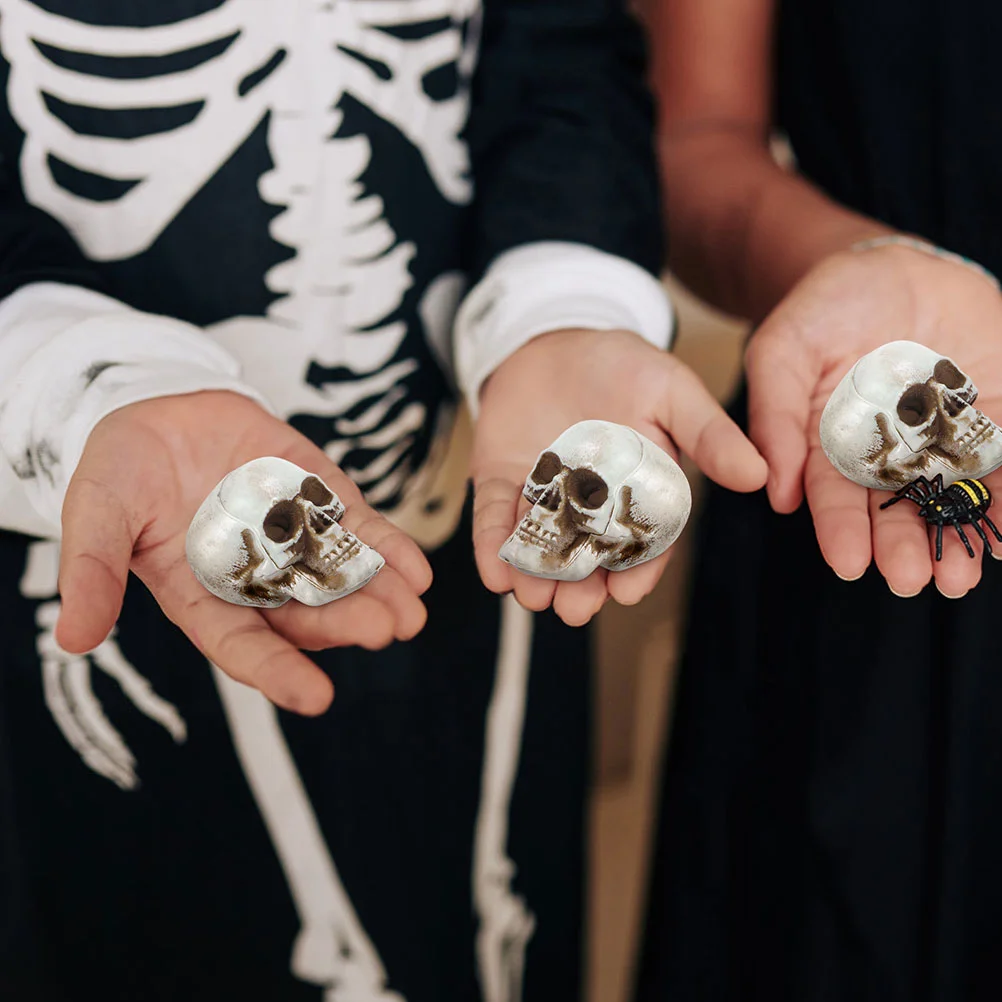 10 Pcs Props Realistic Plastic Mini nament Realistic Skull ToyHaunted House Party Decorations Scared Halloween Gifts
10 Pcs Props Realistic Plastic Mini nament Realistic Skull ToyHaunted House Party Decorations Scared Halloween Gifts