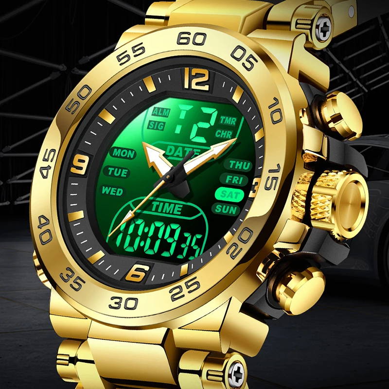 FOXBOX Man watch 2026 luminous men's watch military dual waterproof date week men's quartz wrist watch men sports watches reloj
FOXBOX Man watch 2026 luminous men's watch military dual waterproof date week men's quartz wrist watch men sports watches reloj