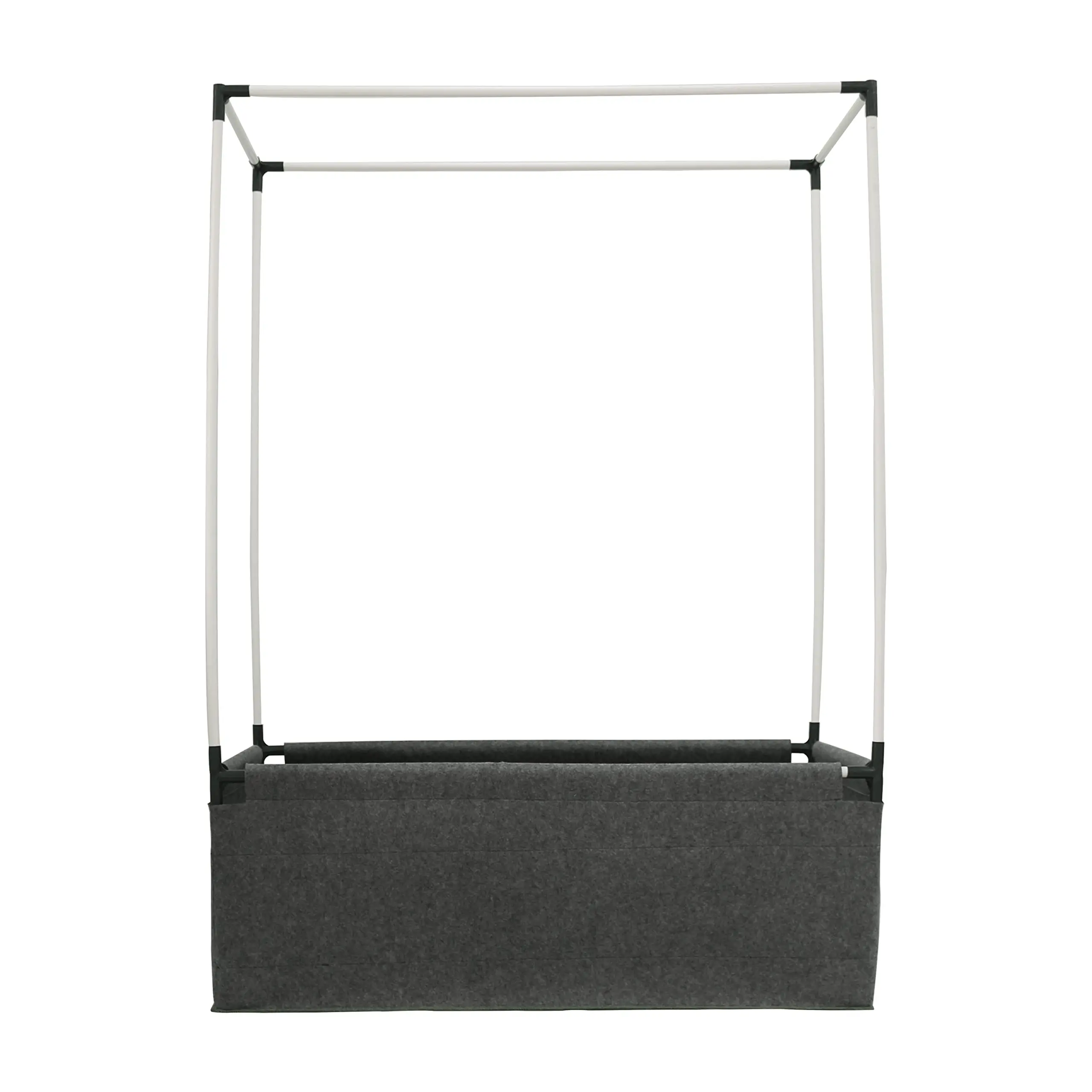 Gray Felt Elevated Garden Planter With White PVC Frame 47.2x23.5x16.9 Inch, Air-Pruning No-Till Design For Root Health
Gray Felt Elevated Garden Planter With White PVC Frame 47.2x23.5x16.9 Inch, Air-Pruning No-Till Design For Root Health
