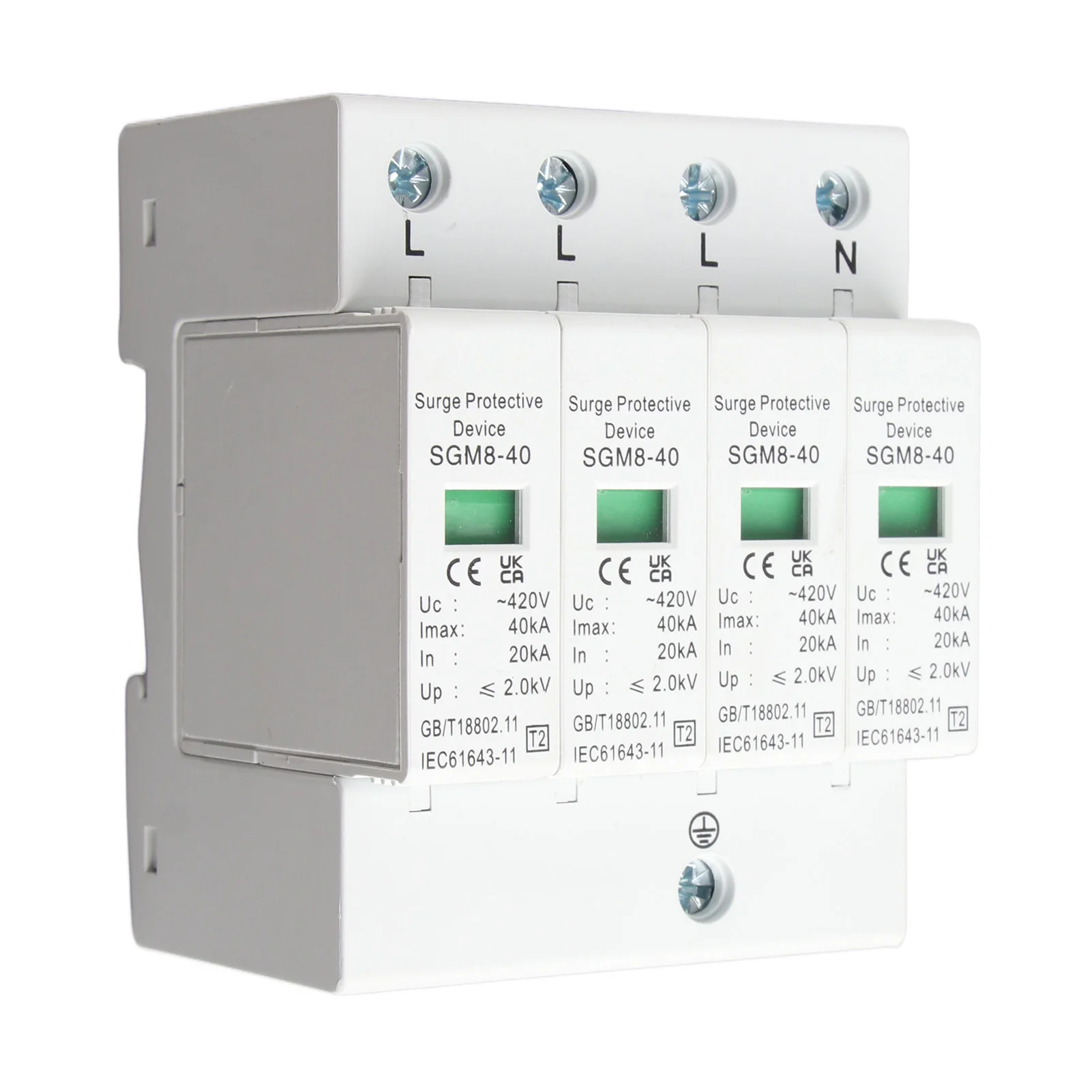 Thunder Protector, 4P 40KA Home Surge Din-рейка Lowvoltage Protector Arrester Device для защиты грома
Thunder Protector, 4P 40KA Home Surge Din-рейка Lowvoltage Protector Arrester Device для защиты грома
